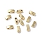 Brass Bead, Lead Free & Cadmium Free, Rectangle, Real 24K Gold Plated, 2x5x2mm, Hole: 0.8mm