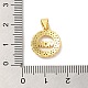 Подвески из латуни с микро паве ко Дню матери FIND-Z041-18G-3