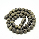 Electroplate Natural Lava Rock Beads Strands G-T058-03H-4MM-2