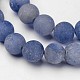 Chapelets de perles en aventurine bleue naturelle G-D809-09-8mm-3