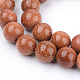 Chapelets de perles en goldstone synthétique X-G-Q462-10mm-27-1