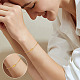 PandaHall 100 Sets Round Brass Magnetic Clasps for Bracelet Necklace Making KK-PH0026-07M-6
