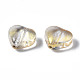 Perles de verre peintes par pulvérisation transparent GGLA-S054-012B-01-3