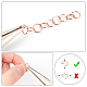 UNICRAFTALE about 300pcs Rose Gold Open Jump Rings 304 Stainless Steel O Shape Rings Jewelry Findings for DIY Bracelets Necklaces Jewelry Craft Making STAS-UN0029-56-4