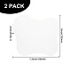2pcs Acrylic Cup Coasters 2 Colors Ins Irregular Coaster Clear Cloud Shape Drink Coffee Mat Coasters Tea Cups and Bottles Holder for Dining Room Desk Kitchen Bar Table Decorations AJEW-DR0001-15-2