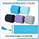 Benecreat 10m 5 Farben Polyester flaches elastisches Gummiband EC-BC0001-49B-2