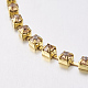 Cadenas de strass Diamante de imitación de bronce CHC-S12-14C-2