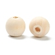 Perle di legno non finite naturali WOOD-XCP0001-19G-3