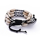 (vendita di fabbrica di feste di gioielli) set di braccialetti per famiglie BJEW-JB05260-5