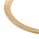 304 Stainless Steel Herringbone Chains Bracelet for Men Women BJEW-D450-01G-02-2