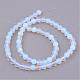 Chapelets de perles d'opalite G-Q462-4mm-31-2