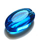 Abalorios de cristal austriaco de imitación SWAR-F072-11x8mm-25-1