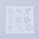Пластиковые многоразовые шаблоны трафаретов для рисования DIY-L026-106B-2