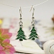 Fashion Earrings for Christmas EJEW-JE00393-01-1
