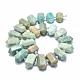 Fili di perline amazonite naturale G-F715-036-2