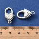 Tibetan Style Alloy Lobster Claw Clasps TIBE-T002-27S-RS-4