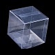 Emballage cadeau carré en plastique transparent en pvc CON-F013-01K-1