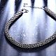 Collares de cadena de la taza del rhinestone aleación de zinc de moda NJEW-BB15225-C-6