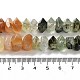 Brins de perles de pierres précieuses naturelles mélangées chakra G-D091-A08-5