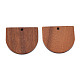 Colgantes de madera de nogal natural X-WOOD-N011-010-2