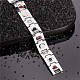 SHEGRACE 304 Stainless Steel Watch Band Bracelets JB646A-2