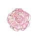 Серьги-гвоздики с розами из полимерной смолы EJEW-JE05267-2