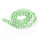 Imitate Austrian Crystal Pale Green Faceted Glass Rondelle Spacer Beads X-GR8MMC15Y-2