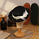 ナイロンガーゼ  ベール帽子飾りアクセサリー  ブラック  250x0.3mm FIND-WH0126-251A-4