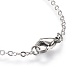 Bracelets de chaînes de câble en laiton plaqué platine BJEW-JB03974-01-4