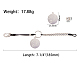Bracelets avec breloque en alliage BJEW-Q695-03MS-NR-5