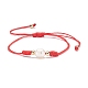 Natural Pearl Beads Bracelet BJEW-JB07475-02-1