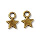 Antique Bronze Plated Tibetan Silver Star Charms X-MLF0790Y-NF-1