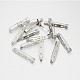 Eisen Brosche Sicherheitsverschluss bar Pins Pin zurück mit 3 Löcher IFIN-A171-04G-1