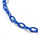 Colliers de chaîne de câble en plastique ABS personnalisés NJEW-JN03220-05-3