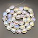 Faceted Polygon Electroplate AB Color Plated Glass Beads Strands EGLA-P006-AB01-1