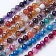 Natural Striped Agate/Banded Agate Beads Strands G-G753-8mm-1