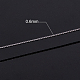 Benecreat3連売り銅クラフトワイヤー  長持ちメッキ  ツイストラウンド  ガンメタ色  22ゲージ  0.6mm  約10m /ロール CWIR-BC0008-0.6mm-B-2