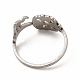 304 anillo de dedo de bruja y calabazas huecas de acero inoxidable para halloween RJEW-K239-11P-2
