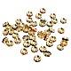 Golden Plated Brass Rhinestone Spacer Beads RB-PH0001-12G-NF-2