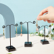 Acrylic Earring Display Stand Sets EDIS-WH0005-12-3