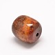 Natural Maxico Red Agate Barrel Beads G-P076-23-15mm-2