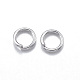 304 Stainless Steel Open Jump Rings X-STAS-E113-18P-2