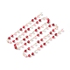 Handgefertigte Perlenkette aus Glasperlen AJEW-JB01134-05-1