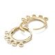 Brass Huggie Hoop Earrings for Women EJEW-M205-01G-2