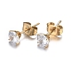 Set di gioielli con strass in acciaio inossidabile di san valentino 304 SJEW-H301-20G-5