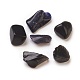 Synthetische Perlen aus blauem Goldstein und schwarzem Obsidian G-L491-04-2