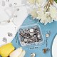 SUNNYCLUE 1 Box 50Pcs 12mm Clip on Earrings Findings Earring Cabochon Settings Stainless Steel Earring Converters Round Flat Back Tray Earring Clips for Non Pierced Ears jewellery Making DIY Crafts STAS-SC0004-24-7