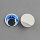 Wiggle plastica occhi finti bottoni Accessori fai da te artigianale scrapbooking giocattolo con paster sull'etichetta sul retro KY-S003B-8mm-07-1