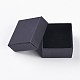 Kraft Paper Cardboard Jewelry Ring Boxes CBOX-G015-01-2