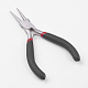 45 # conjuntos de herramientas de joyería de diy de acero al carbono: alicates de punta redonda PT-R007-07-8